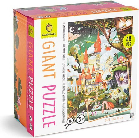 Kinderpuzzle Castello Magic für 3+ Jahre alt+ Jahre 48pcs Ludattica