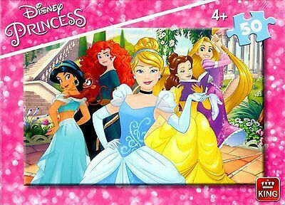 Детски Пъзел Disney Princess 50бр (Различни Видове) 1 бр. King Puzzles