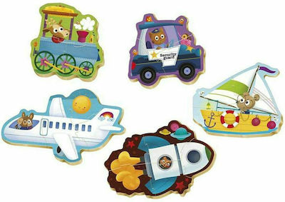 Kids Puzzle Vehicles II for 2++ Years 12pcs Educa