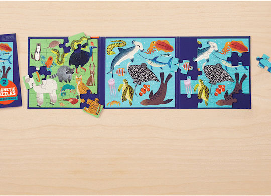 Παιδικό Puzzle Land & Sea Animals για 4+ Ετών 20pcs Mudpuppy