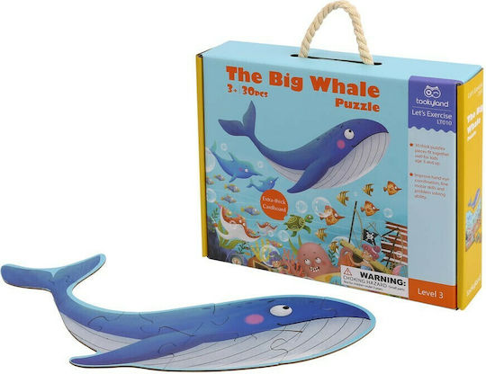 Παιδικό Puzzle Βυθός Φάλαινα για 3+ Ετών 30pcs Tooky Toys