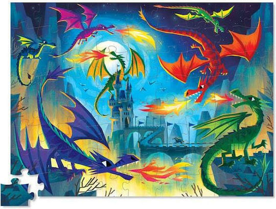 Kids Puzzle Dragon Adventure for 6+ years old+ Years 72pcs Crocodile Creek