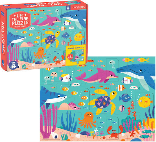 Παιδικό Puzzle Κρυμμένες Εικόνες Βυθός για 2+ Ετών 12pcs Mudpuppy