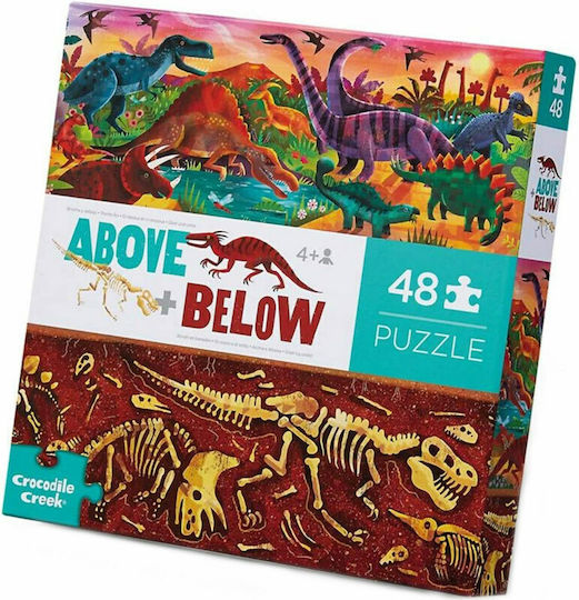 Kids Puzzle Dinosaurs for 4+ years old+ Years 48pcs Crocodile Creek