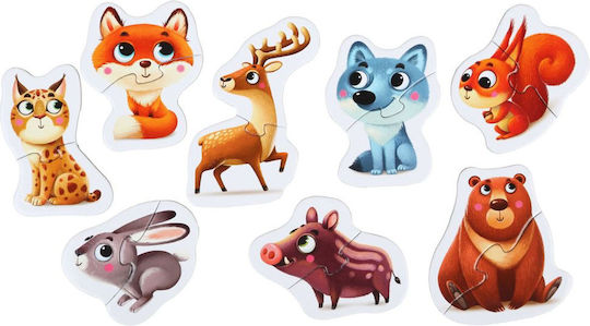 Kids Puzzle Animals of the Forest for 2+ years+ Years 16pcs Cubika