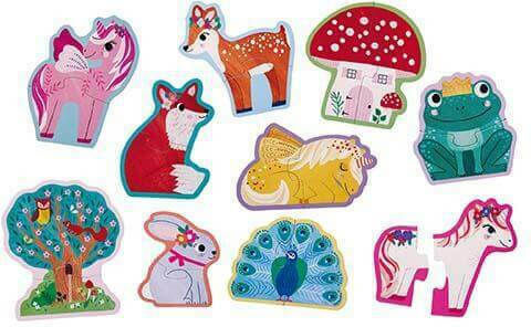 Kids Puzzle Unicorns for 2+ years+ Years 2pcs Crocodile Creek