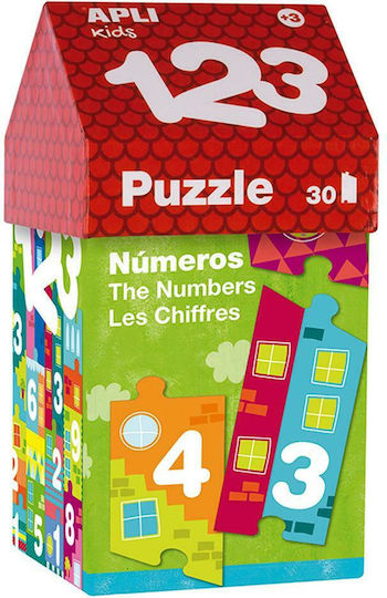 Kids Puzzle Numbers for 3+ years+ Years 40pcs Apli Kids