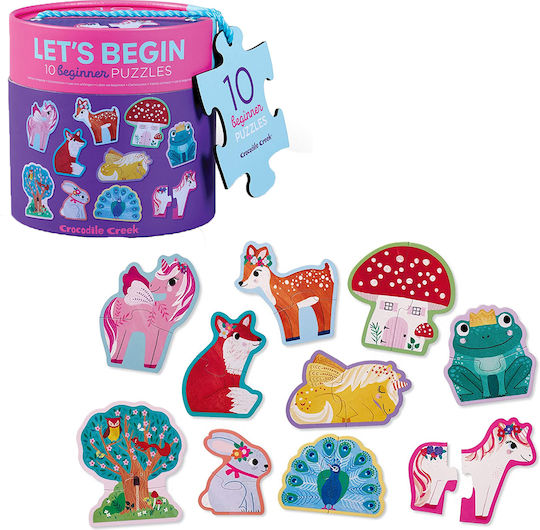 Kids Puzzle Unicorns for 2+ years+ Years 2pcs Crocodile Creek