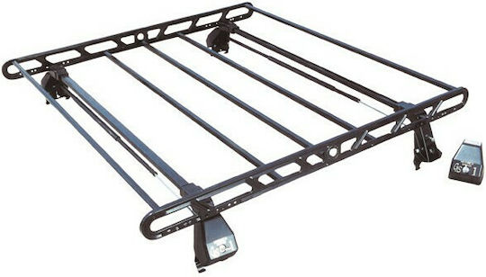 Hermes SGS1 Metallic Car Roof Rack for Toyota Corolla 4D 2014-2020 (Set with Legs and Locks)