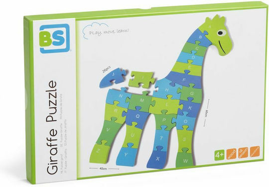 Wooden Kids Puzzle Giraffe for 1+ Years 26pcs BS Toys