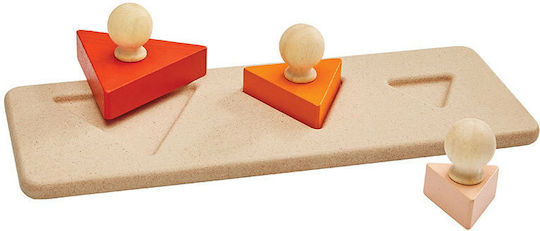 Ξύλινο Παιδικό Puzzle Σφηνώματα Τρίγωνα 3pcs Plan Toys