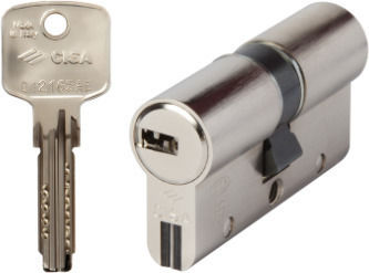 Cisa Lock Cylinder Security 80mm (35-45) Silver