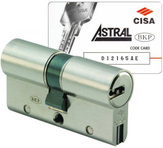 Cisa Lock Cylinder Security 80mm (35-45) Silver