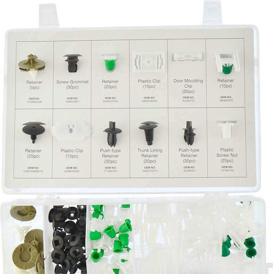 Rchang Car Plastic Clips 255 Pieces