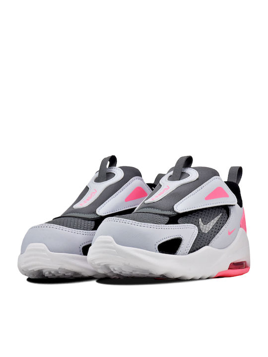Air Max Bolt Kids Sneakers Slip-on Smoke Grey / Metallic Silver