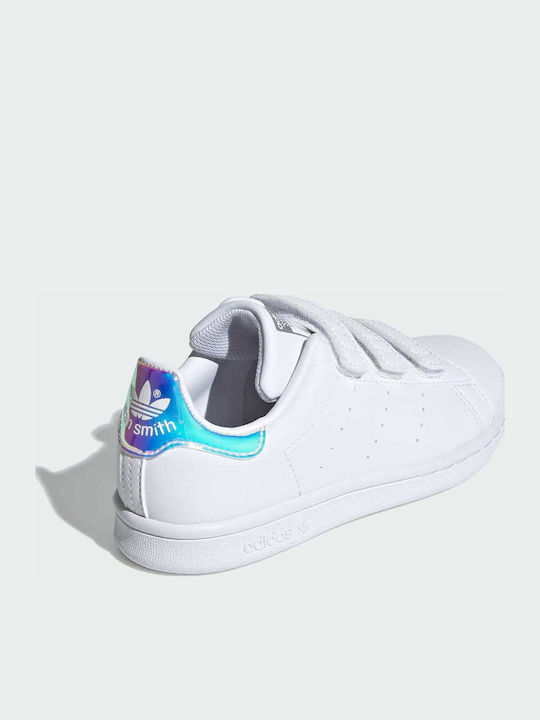 Stan Smith STAN SMITH CF C Kids Sneakers with Scratch Cloud White / Silver Metallic