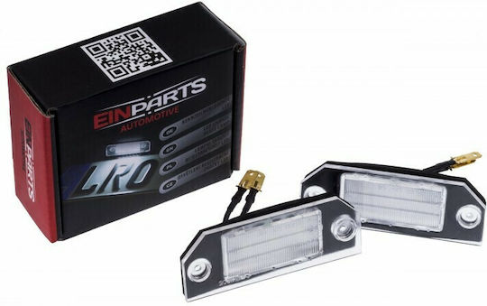 Einparts LED License Plate Lights Nissan X-Trail 2013 2 Pieces