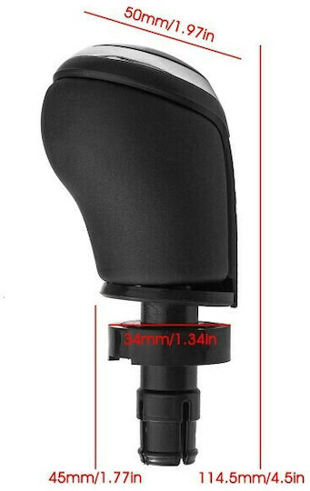 Carman Shift Knob V/VI/VII for Volkswagen Golf Volkswagen black