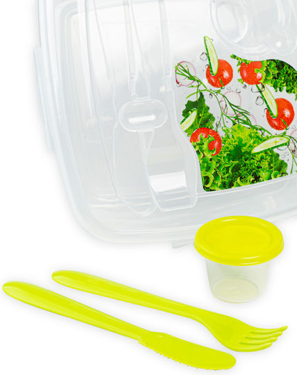 Hega Hogar London Lunchbox Kunststoff Transparent 1800ml 1Stück