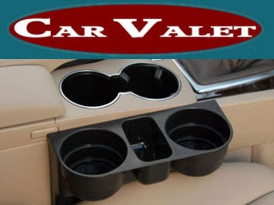 Factory Car Cup Holder Car Valet with Mobile Mount 2 Positions for Console in Black Color