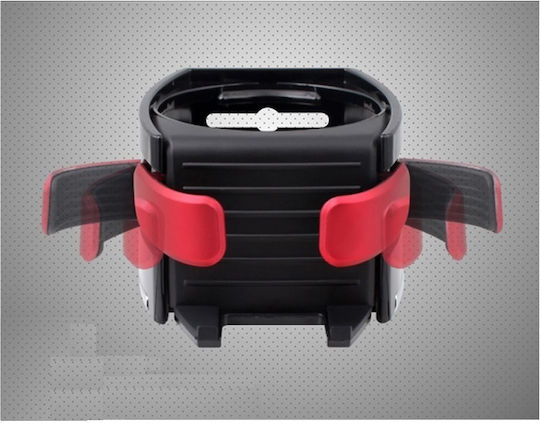 Car Cup Holder KHOD-AX-A8 with Mobile Mount 1 Position for AC Vents in Black Color