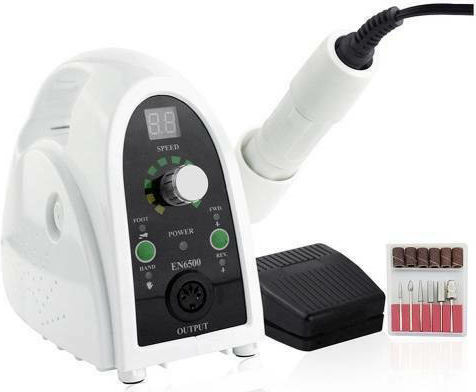 ZS-702 Nail Drill Power 65W White with Pedal with 35000 Rotations per Minute