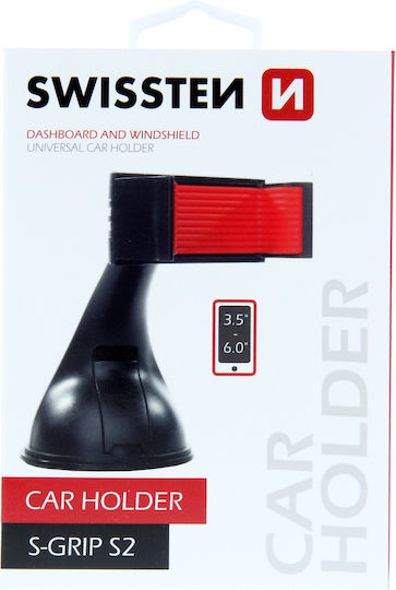 Swissten Βάση Κινητού Αυτοκινήτου S-GRIP S2 με Ρυθμιζόμενα Άγκιστρα