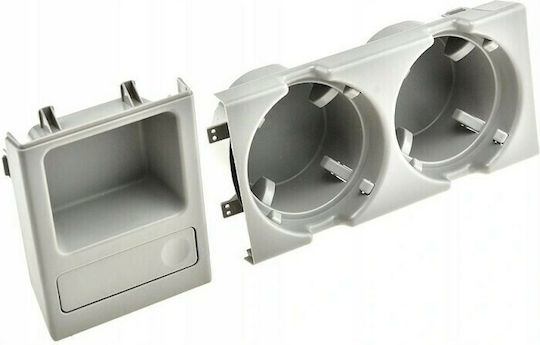 Carner Car Cup Holder Multiple use 2 Positions for Console BMW Series 3 E46 1999-2005 Gray
