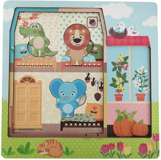 Παιδικό Puzzle House για 3+ Ετών 6pcs Magni