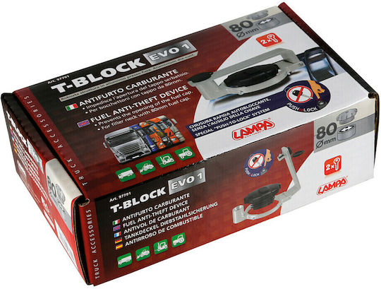 Lampa T Block EVO 1 LKW-Tankdeckel Diebstahlsicherung für Tankdeckel 80mm