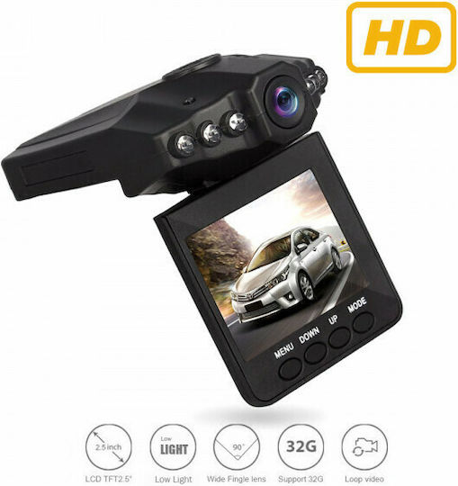 Κάμερα DVR Αυτοκινήτου 720P με Οθόνη 2.5"