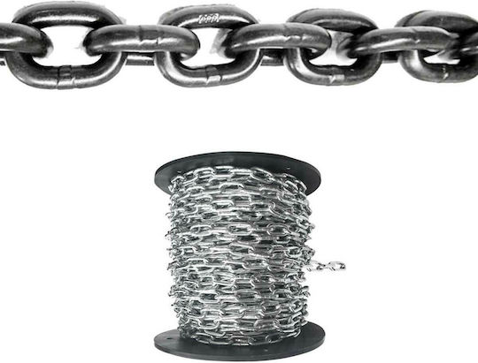 Galvanized Steel Boat Chain with 8mm Thickness and 1kg Weight 14.106