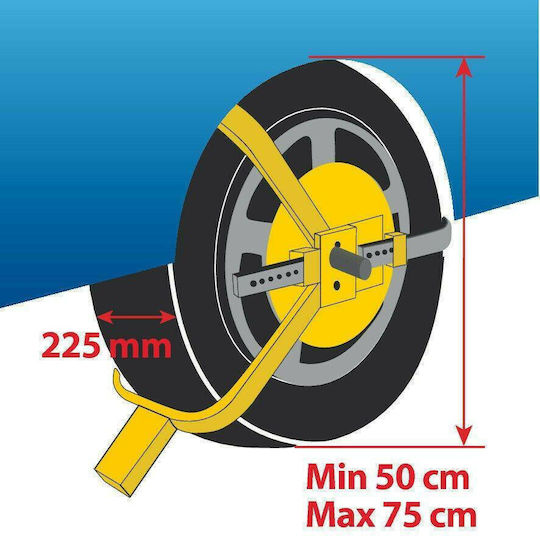 Lampa Anti-theft Car Wheel Clamp
