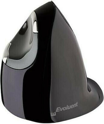 Evoluent VerticalMouse D Medium Wireless Kabellos Vertikal Maus Schwarz