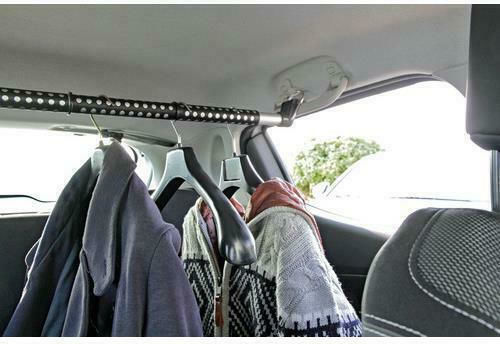 Lampa Car Hanger Telescopic Interior Aluminum Car Space Organizer 90-160cm