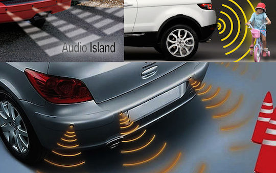 GlobalExpress Car Parking System with Screen and 4 Sensors in Black Color