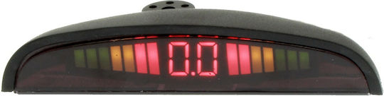 Car Parking System with Screen and 4 Sensors in White Color