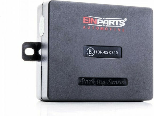 Einparts Car Parking System with Screen and 4 Sensors in Black Color