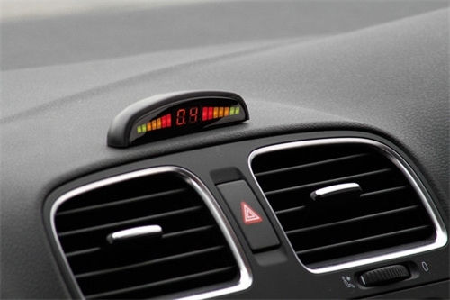 Lampa Car Parking System with Screen and 8 Sensors 22mm in Black Color