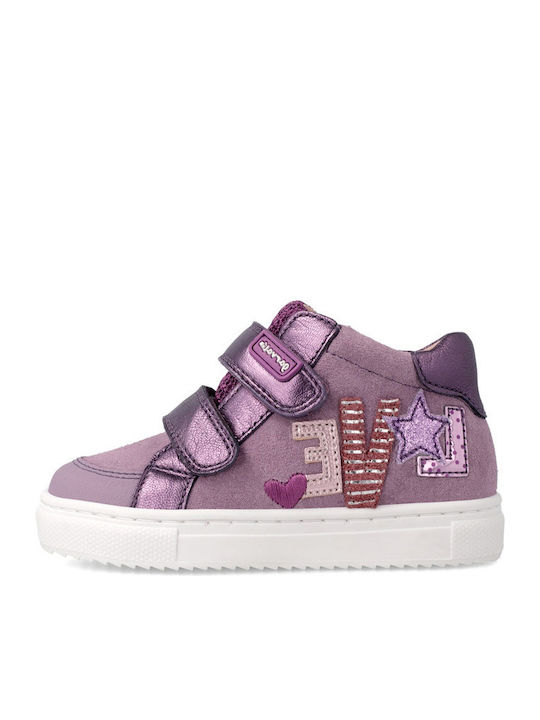 Kids Sneakers High Anatomic with Scratch Purple