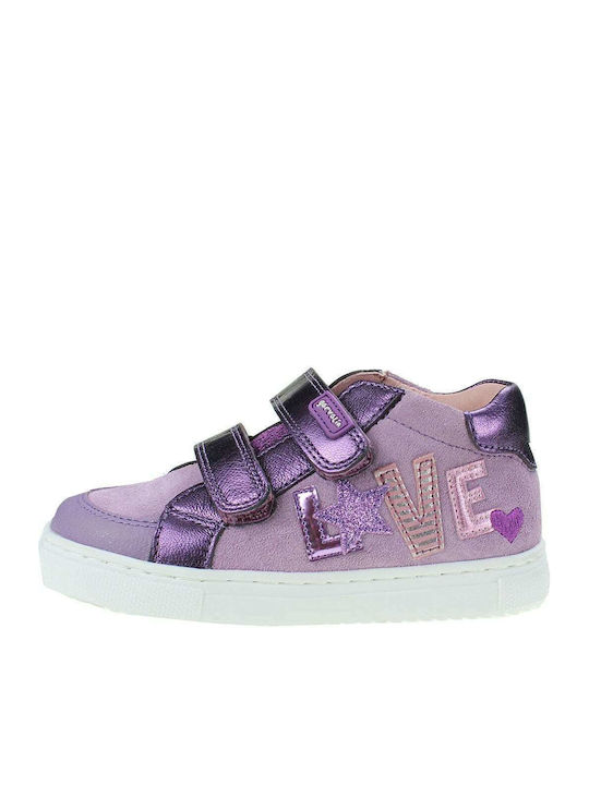 Kids Sneakers High Anatomic with Scratch Purple