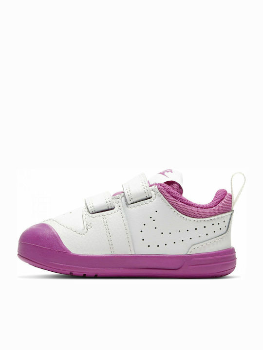 Pico 5 Παιδικά Sneakers με Σκρατς White / Fuchsia