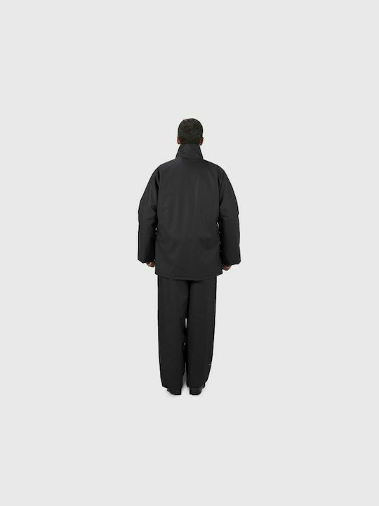 Anorak Street Long Set impermeabil pentru pantaloni și jachetă de motocicletă pentru bărbați Negru Culoare