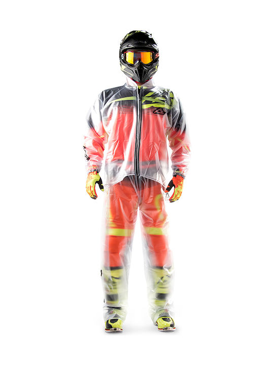 Acerbis Rain 3.0 Ανδρικό Αδιάβροχο Μπουφάν Μηχανής Διάφανο Χρώμα