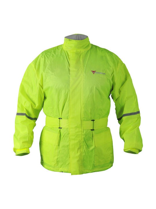Nordcode Rain Jacket Jachetă impermeabilă pentru motociclete pentru bărbați Fluo Yellow