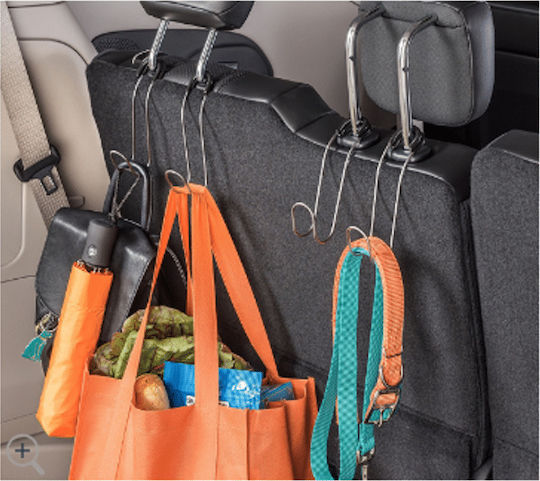 Lampa Car Hook Metal Headrest Hooks Max 11kg - 2 Pieces