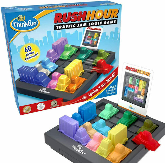 Настолна игра Rush Hour за 1 играч 8+ години (EN) Think Fun