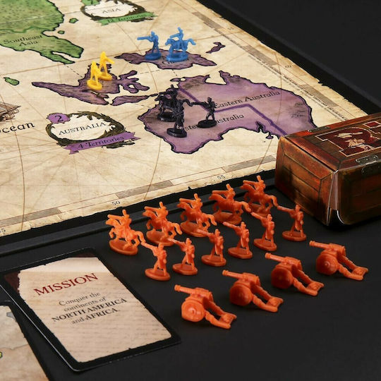Επιτραπέζιο Παιχνίδι Risk Refresh The Game Of Strategic Conquest (Γερμανική Έκδοση με Αγγλικές Οδηγίες) για 2-5 Παίκτες 10+ Ετών (EN) Hasbro