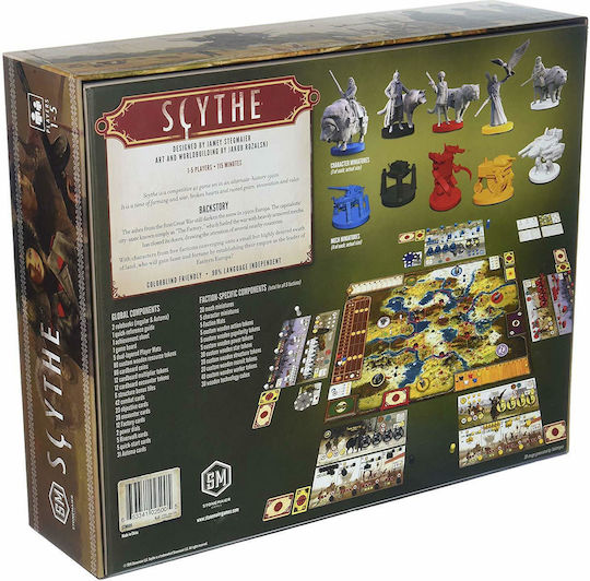 Board Game Scythe for 1-5 Players 14+ Years Old (EN) Stonemaier Games