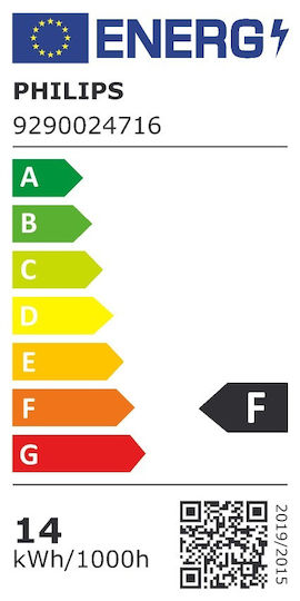 Philips Smart Λάμπα LED 13.5W για Ντουί E27 και Σχήμα A67 RGBW 1521lm Dimmable